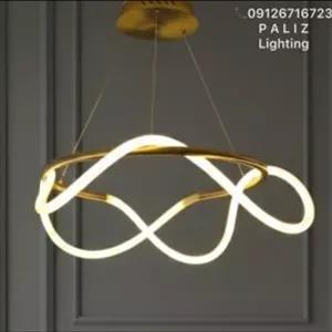 لوستر شلنگی قطر 60 سانت رنگبندی