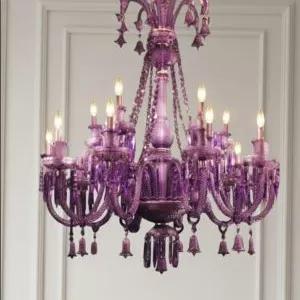 لوستر باکارات بنفش