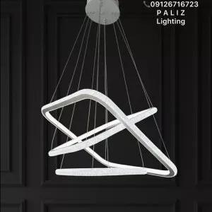 آویز مدرن اس ام دی نگینی  سه طبقه