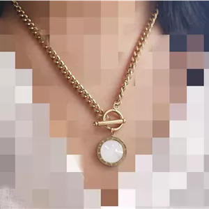 گردنبند زنانه لاکچری کارتیر قفل تی T استیل