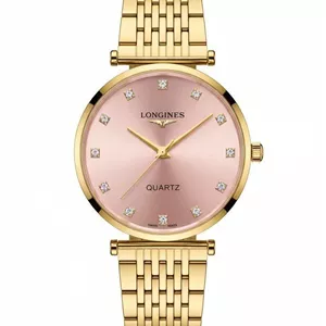 ساعت زنانه برند لونجین LONGINES بند استیل موتور کوارتز