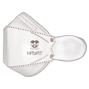 ماسک سه بعدی پنج لایه حیات ( جعبه 25 عددی)