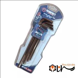 ست آچار آلن شش گوش فوق بلند S2 ساواکو SAWAKO