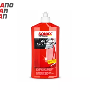 پولیش و واکس کارنوبا بدنه خودرو سوناکس Car Polish مناسب رنگ‌های معمولی و متالیک حجم ۵۰۰ میلی‌لیتر