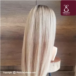 کله مانکن نیم تنه 100% طبیعی بلوند مناسب رنگ کردن، دکلره و مش با ضمانت