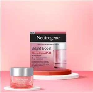 کرم شب نوتروژینا ضد پیری Neutrogena Bright Boost night cream