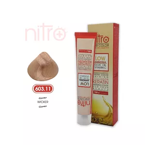 رنگ مو حصیری نیترو حاوی کراتین Nitro Color 603.11