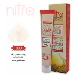 رنگ مو روشن‌کننده بی‌رنگ نیترو حاوی کراتین Nitro Color 000