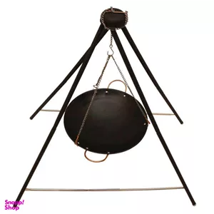 استند و ساج و گریل سفری کوه‌ مان (Koohmaan) مدل 4POD Grillwok