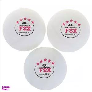 توپ پینگ پنگ فکس (Fax) پنج ستاره طلایی سایز 3