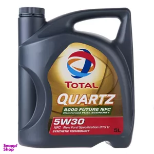 روغن موتور خودرو توتال مدل Quartz 9000 Future NFC حجم 5 لیتر