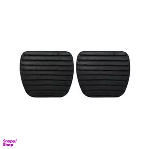 روکش پدال خودرو قطعه سازان کبیر مدل PED-206SD-866 مناسب برای پژو 206 صندوقدار مجموعه 2 عددی