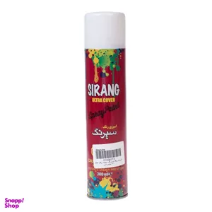 اسپری رنگ سفید براق سیرنگ مدل AB-6013 حجم 300 میلی لیتر