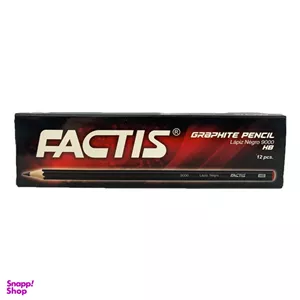 مداد مشکی فکتیس (Factis) مدل 9000 بسته 12 عددی