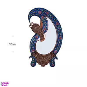 آینه بته جقه مس و پرداز آقاجانی (Aghajani)