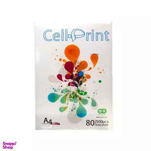 کاغذ سل پرینت (Cell-print) 80گرم بسته 10 عددی سفید