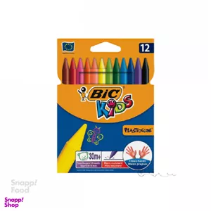 مداد رنگی بیک (Bic) مدل تراپی کالر 1 سری کیدز 12 رنگ