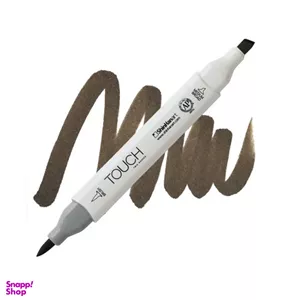 ماژیک تاچ (Touch) بدنه سفید شماره Br98 Chestnut Brown