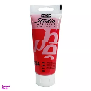 رنگ اکریلیک پبیو (Pebeo) مدل studio شماره 354 iridescent red blue 2 حجم 100 میلی لیتز