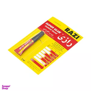 چسب قطره ای رازی (Razi) مدل Super Glue حجم 3 میلی لیتر بسته 3 عددی