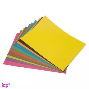 مقوا رنگی کد 10 سایز 21x30 سانتی متر چند رنگ بسته 30 عددی
