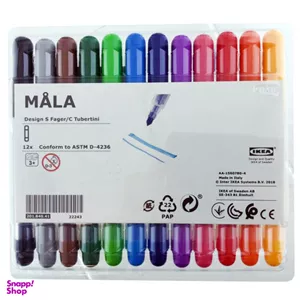 ماژیک 12 رنگ ایکیا مدل MALA کد 701.933.16