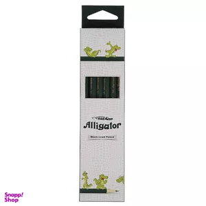 مداد مشکی الیگیتور بسته 12 عددی