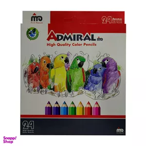 مداد رنگی 24 رنگ آدمیرال کد 761 بسته 6 عددی