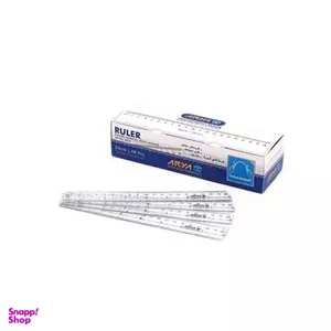 خط کش 20سانت پلاستیکی آریا (Arya) کد 8030