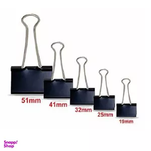 گیره دوبل دینگلی (Ding Li) تک مشکی 41mm