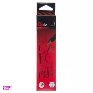 مداد مشکی کوییلو کد 300 بسته 12عددی