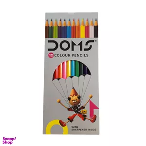مداد رنگی 12 رنگ دامس (Doms) مدل طوطی