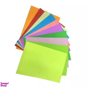 کاغذ رنگی A4 مدل دورو بسته 10 عددی