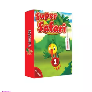 فلش کارت Super Safari 1 بسته 40 عددی