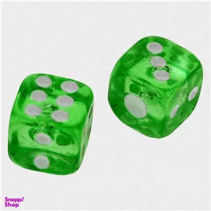 تاس بازی مدل شفاف کد GRDICE-026 بسته دو عددی