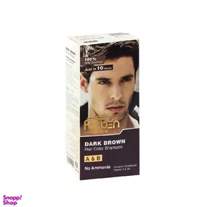 شامپو رنگ مردانه فاربن (Farben) رنگ قهوه ای حجم 300 میلی‌ لیتر