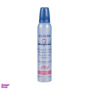 موس حالت دهنده مو کلیون (Cliven) مدل Vitamine7 حجم 200 میلی‌لیتر