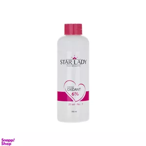 کرم اکسیدان استار لیدی (Star Lady) شماره 1 شش درصدی حجم 180 میلی‌ لیتر