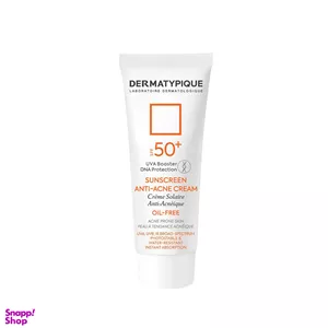 ضد آفتاب درماتیپیک مدل Anti Acne مناسب پوست چرب و جوش‌دار با  SPF50 حجم 40 میلی لیتر