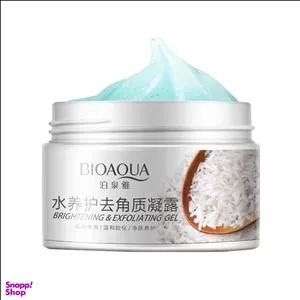 ژل روشن کننده و لایه بردار بایوآکوا (Bioaqua) حاوی عصاره برنج حجم 140 میلی لیتر