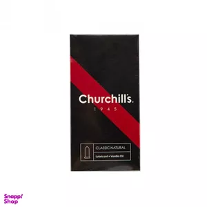 کاندوم ساده چرچیلز (Churchills) مدل نازک روان کننده