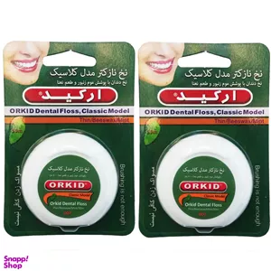 نخ دندان نازک ارکید مدل کلاسیک بسته 2 عددی