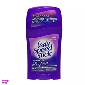 مام صابونی زنانه ضد تعریق لیدی اسپید (Lady Speed) مدل Power Pink وزن 40 گرم