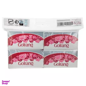 دستمال کاغذی گلرنگ مدل Flower بسته 4 عددی 250 برگ