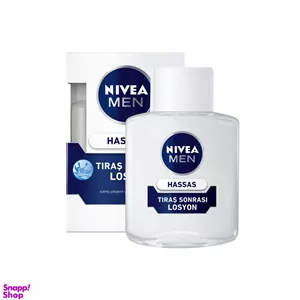 لوسیون افتر شیو نیوآ (Nivea) مدل HASSAS دارای خاصیت مرطوب کننده حجم 100 میلی‌لیتر
