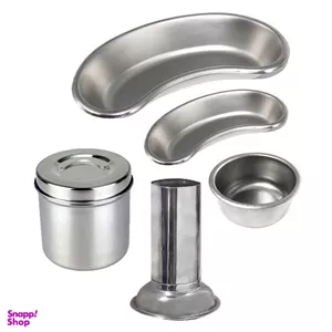 رسیور و گالی‌ پات و جای ‌چیتل و جاپنبه‌ای مدل Rlgmchpl مجموعه 5 عددی