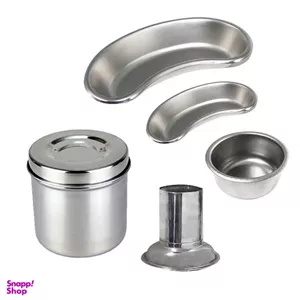 رسیور و گالی ‌پات و جای ‌آبسلانگ و جاپنبه‌ای مدل Rsgmapl مجموعه 5 عددی
