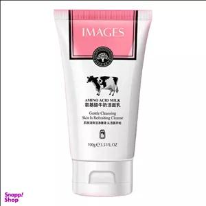 فوم شستشو صورت ایمجز (Images) مدل شیر وزن 100 گرم