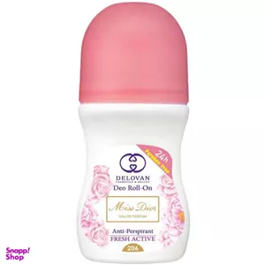 رول ضد تعریق دلوان (Delovan) مدل Miss Dior حجم 50 میلی لیتر مجموعه 8 عددی