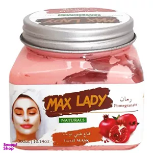 ماسک صورت مکس لیدی مدل Pomegranate حجم 300 میلی لیتر